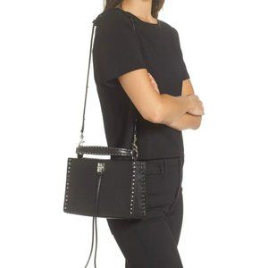 Rebecca Minkoff Small Darren Top Zip Satchel *Black*